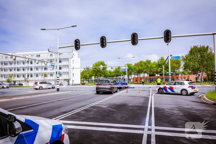 Flinke schade bij botsing op kruispunt