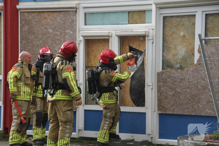 Inbraak en brandstichting in leegstaand schoolgebouw
