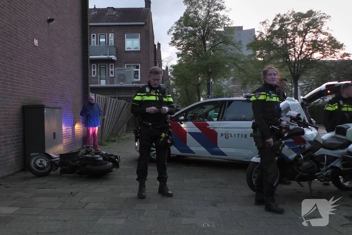 Scooterrijder gepakt na achtervolging, helikopter assisteert