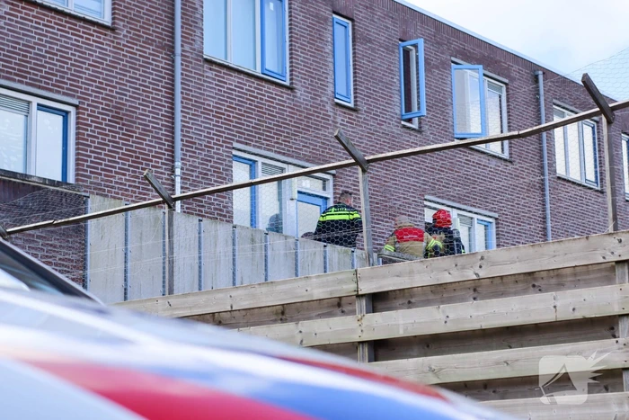 Brandweer ventileert appartement na kleine brand