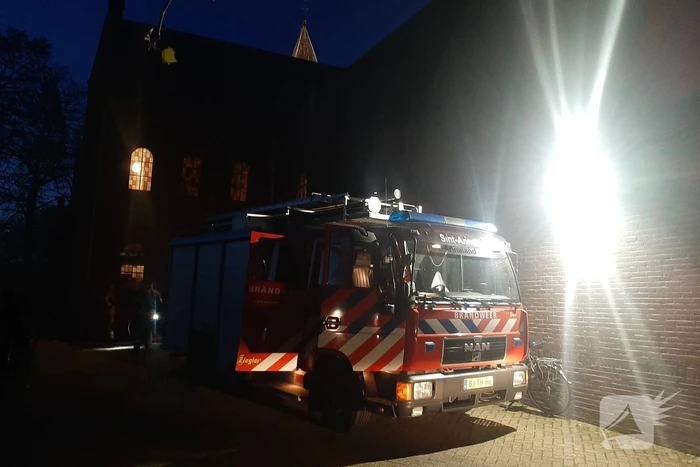 Mogelijk gaslek in kerk