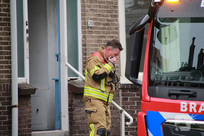 Brand in woning snel geblust