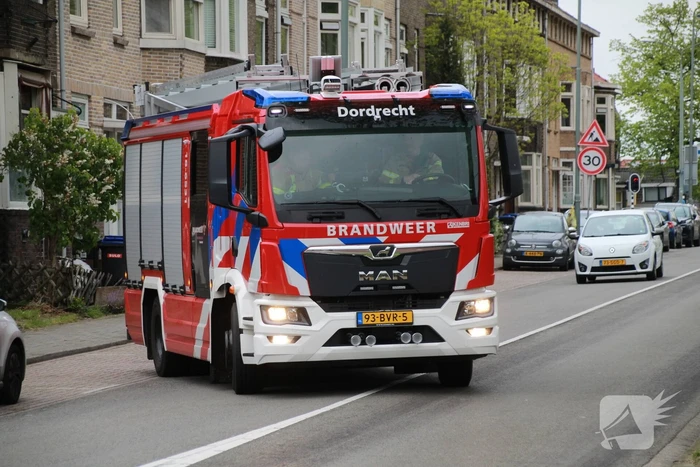 Brand in woning snel geblust