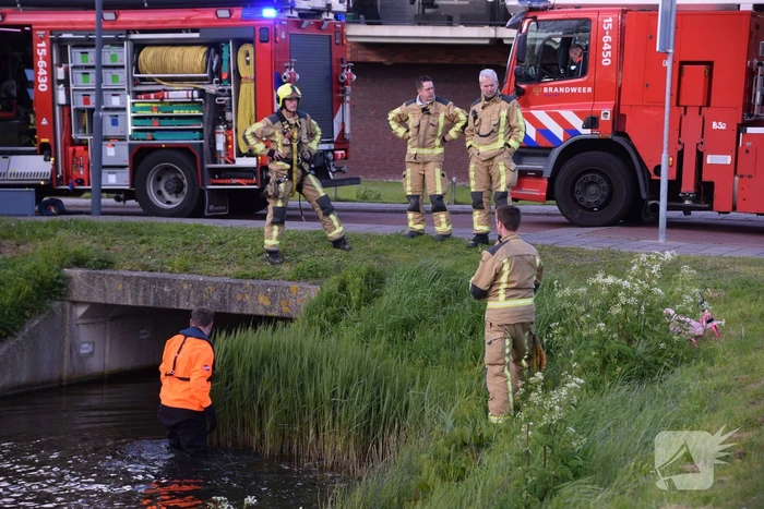Korte zoekactie na aantreffen kinderfiets bij water
