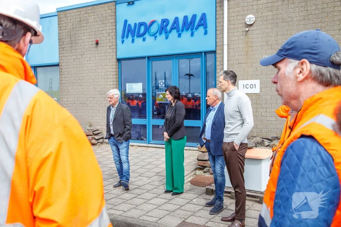Personeel Indorama protesteert tegen aangekondigde sluiting