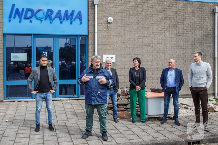Personeel Indorama protesteert tegen aangekondigde sluiting