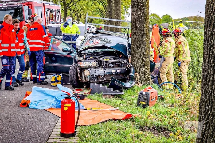 Traumateam ingezet bij eenzijdig ongeval