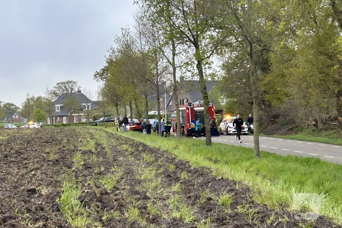 Persoon bekneld na ernstig ongeval