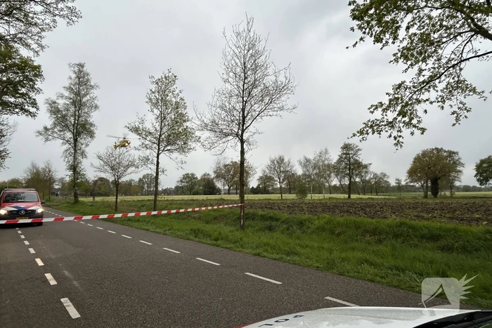 Persoon bekneld na ernstig ongeval
