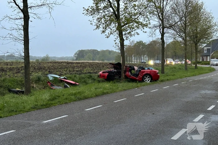 Persoon bekneld na ernstig ongeval