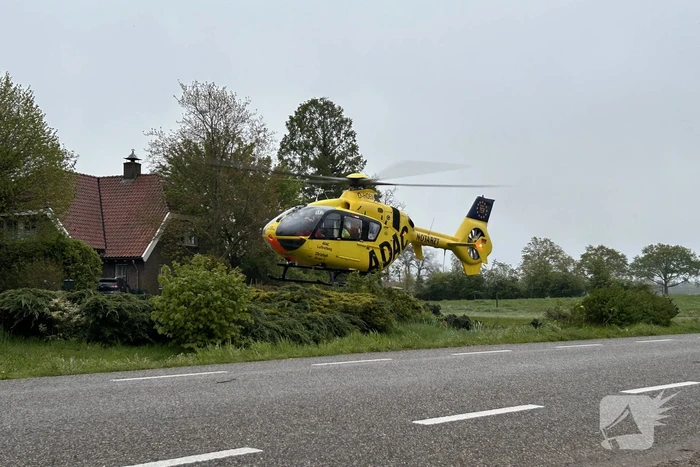 Persoon bekneld na ernstig ongeval
