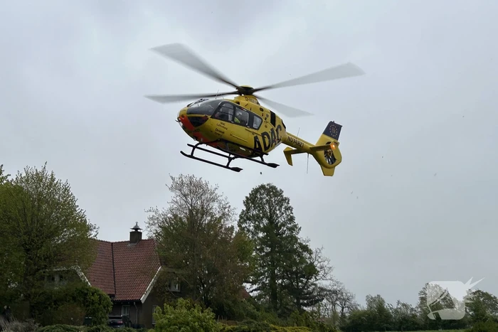 Persoon bekneld na ernstig ongeval