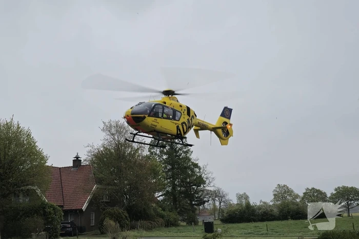 Persoon bekneld na ernstig ongeval