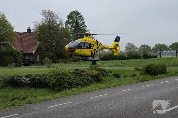 Persoon bekneld na ernstig ongeval