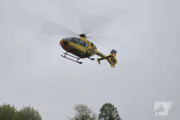 Persoon bekneld na ernstig ongeval