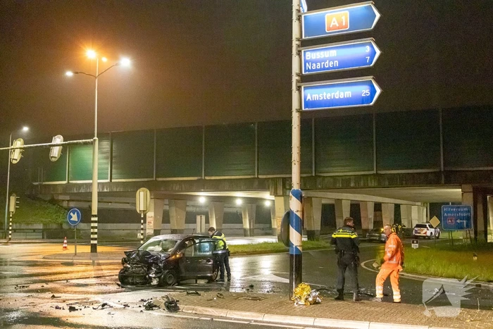 Twee personenwagens betrokken bij verkeersongeval