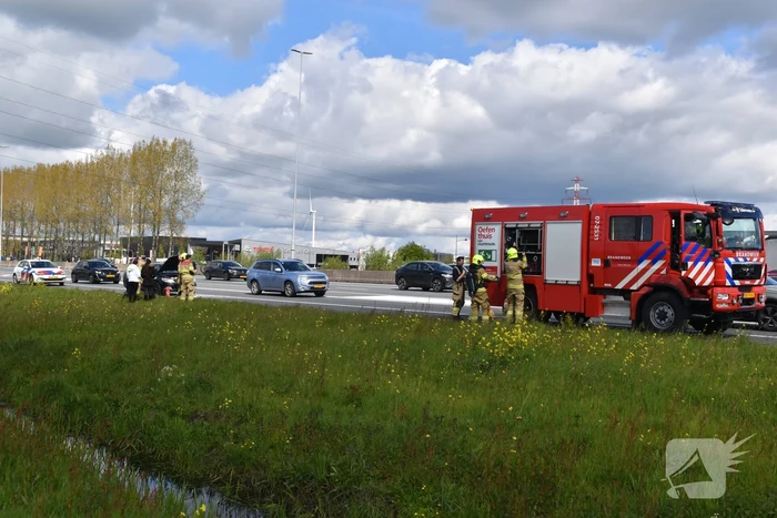 brand rijksweg a12 r 106,7 j ede