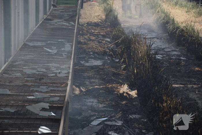 Brand in kas veroorzaakt veel rookontwikkeling