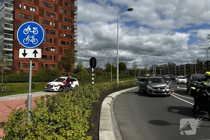 Veel schade en verkeersoverlast bij kop-staartbotsing