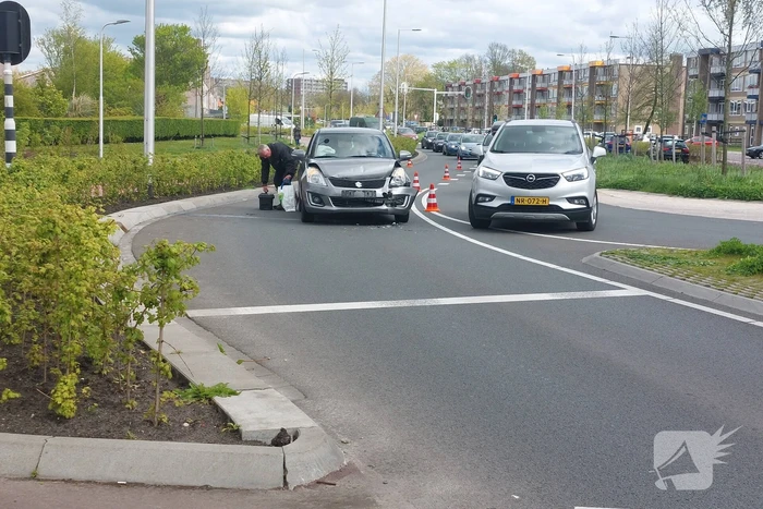 Veel schade en verkeersoverlast bij kop-staartbotsing