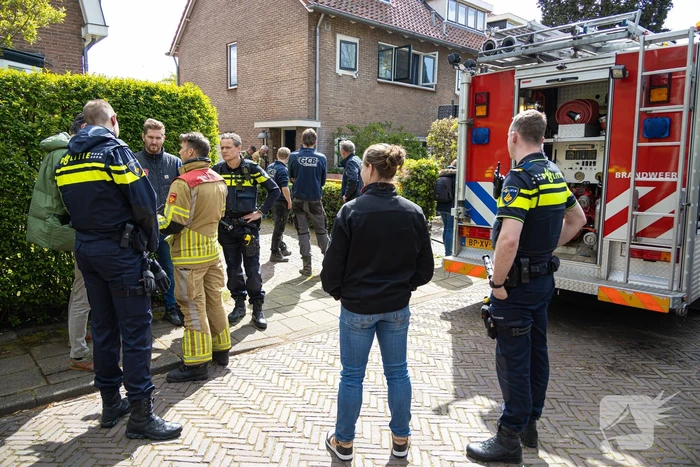 Klusjesmannen blussen brand in woning