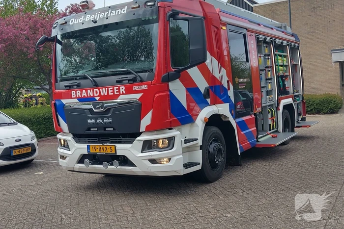 Veel hulpdiensten aanwezig na pan op het vuur
