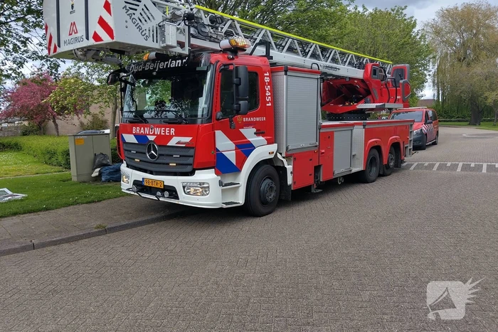Veel hulpdiensten aanwezig na pan op het vuur