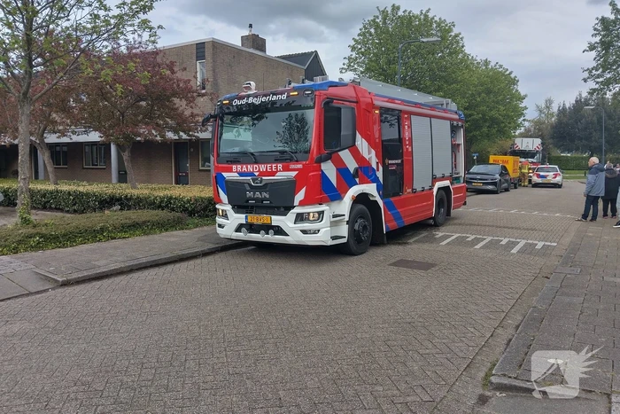 Veel hulpdiensten aanwezig na pan op het vuur