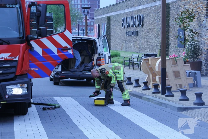 Brand bij foodtruck Batavia Stad