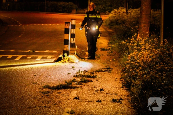 Automobilist onder invloed ramt boom en belandt in sloot