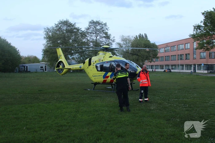 Traumahelikopter landt vanwege medische noodsituatie