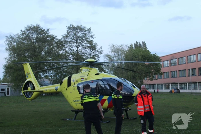 Traumahelikopter landt vanwege medische noodsituatie