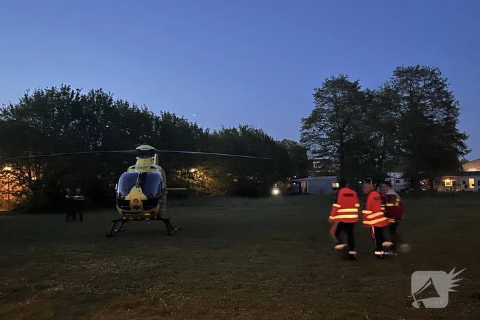 Traumahelikopter landt vanwege medische noodsituatie