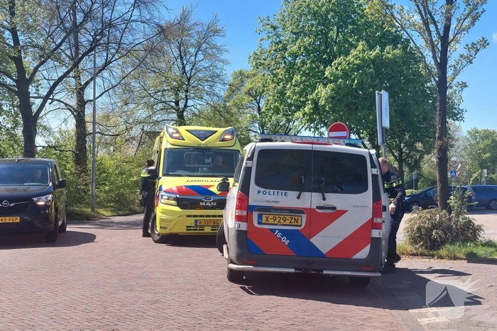 Fietser gewond na val van fiets