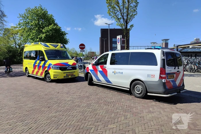 Fietser gewond na val van fiets