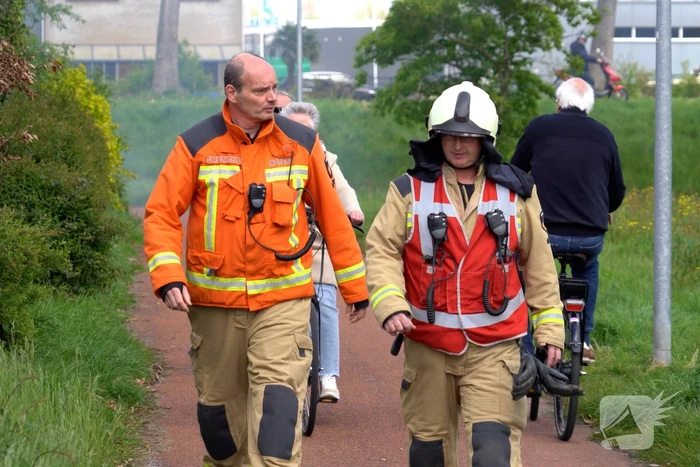 Konijn gered bij uitslaande brand in tuinhuisje