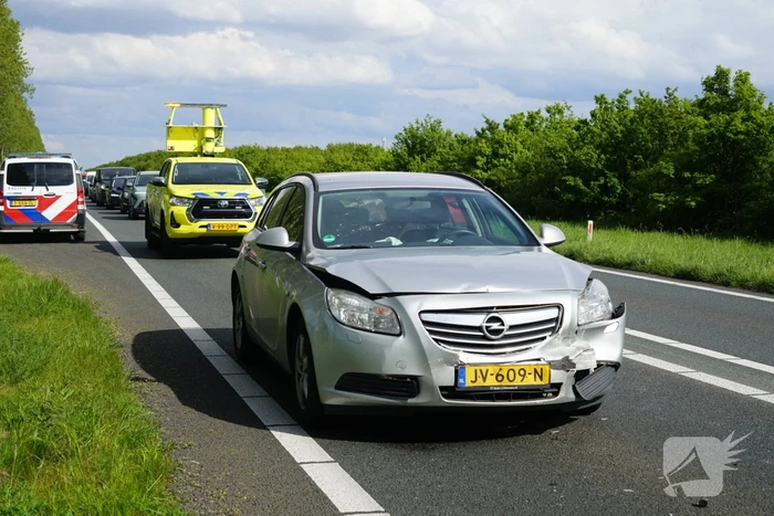Flinke verkeerschaos na kettingbotsing