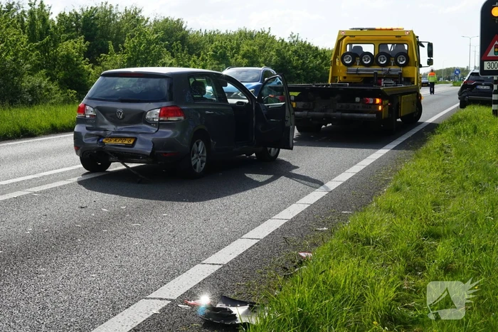 Flinke verkeerschaos na kettingbotsing