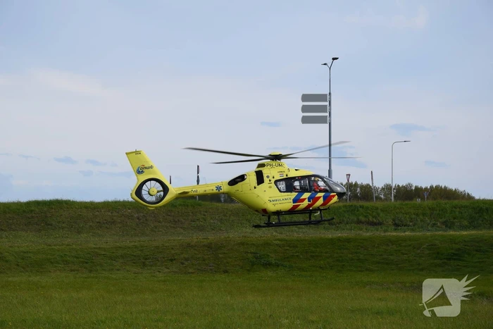 Traumahelikopter landt vanwege medische noodsituatie