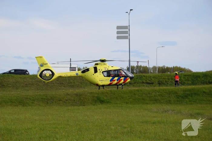 Traumahelikopter landt vanwege medische noodsituatie
