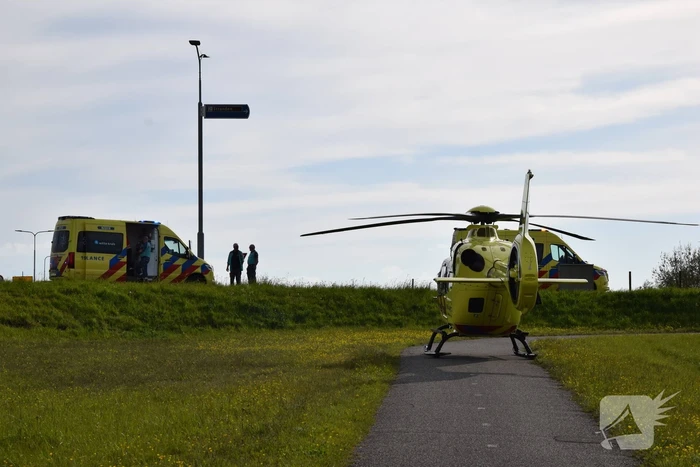 Traumahelikopter landt vanwege medische noodsituatie