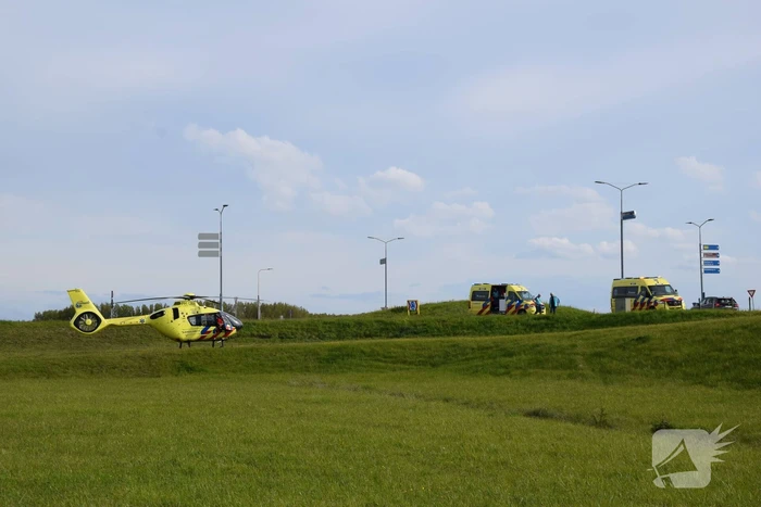 Traumahelikopter landt vanwege medische noodsituatie
