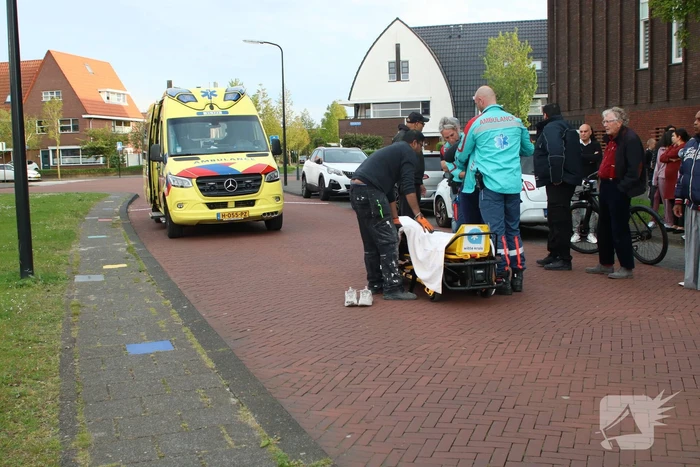 Fietser gewond bij botsing met auto