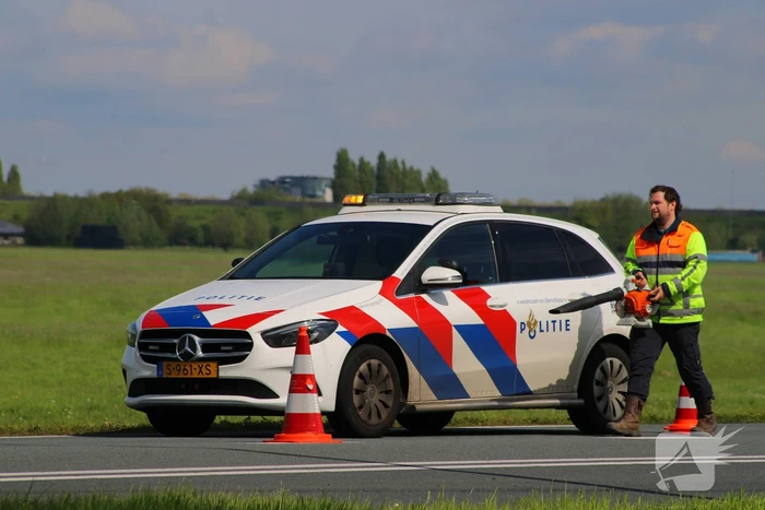 Personenauto geramd door bestelbus