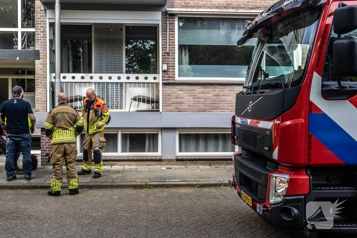 Kleine brand in flatwoning