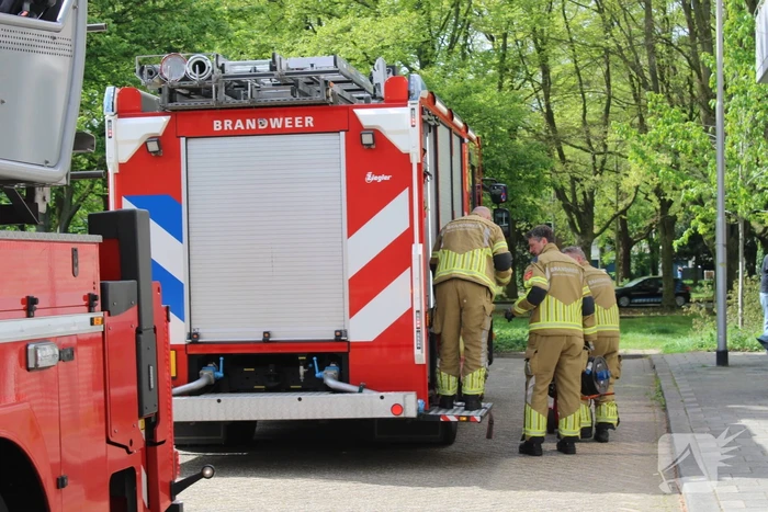 Kleine brand in flatwoning