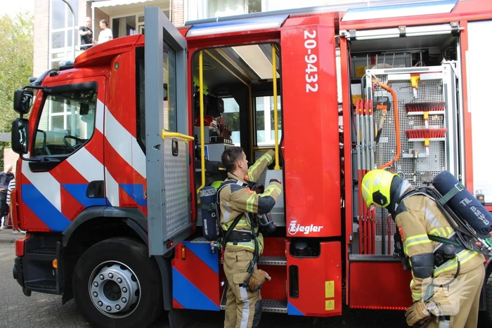 Kleine brand in flatwoning