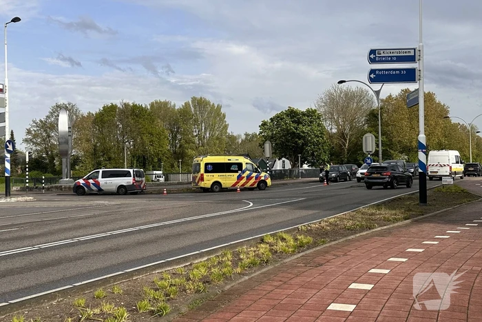 Persoon gewond na kop-staart aanrijding