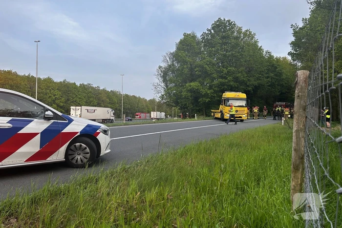 Auto verliest controle over stuur en knalt tegen boom