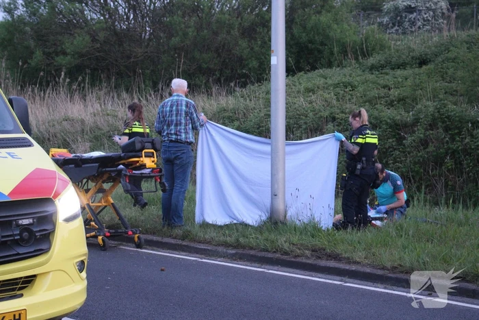 Motorrijder ernstig gewond na eenzijdig ongeval